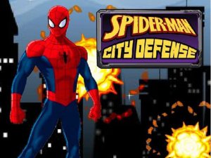 Spiderman City Defense Online Arcade Game