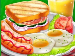3D Breakfast Prepare Online Cooking Game